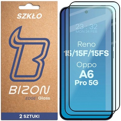 2x Schutzglas für Oppo Reno 15/15 F/15 FS/A6 Pro 5G Bizon Displayschutzglas Glas