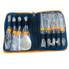 Pumpkin Carving Tool Kit 9 Piece Set Halloween Stainless Steel Zipper Case