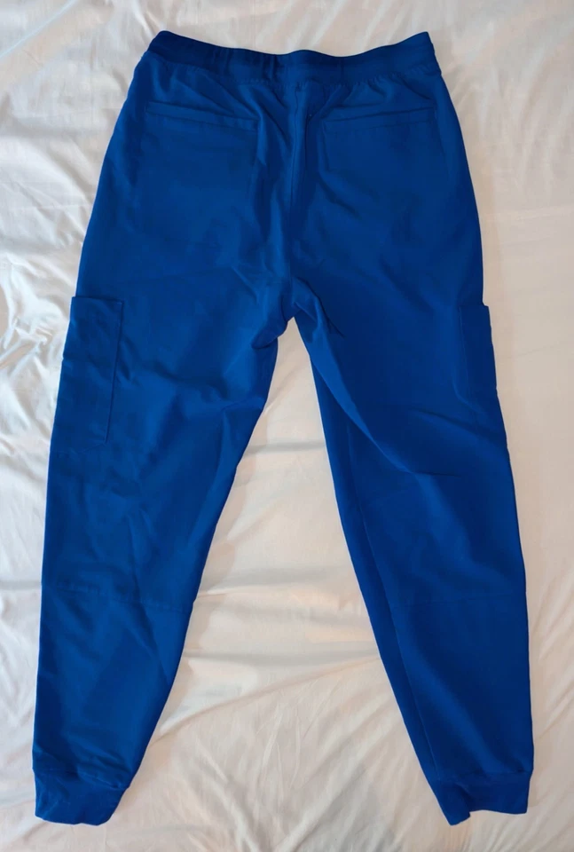 Conjunto Médico Hombre Mandala Azul Camisa Pantalones Grandes Pequeños Foto 3 de 4