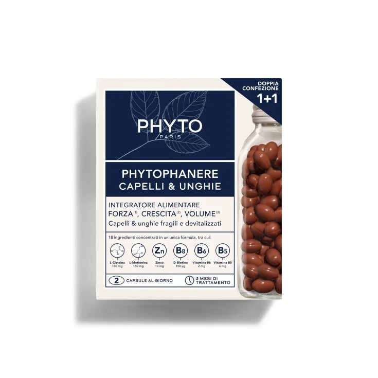 Phyto Phytophanere 180 Capsule Duo: Addio Caduta Temporanea Capelli