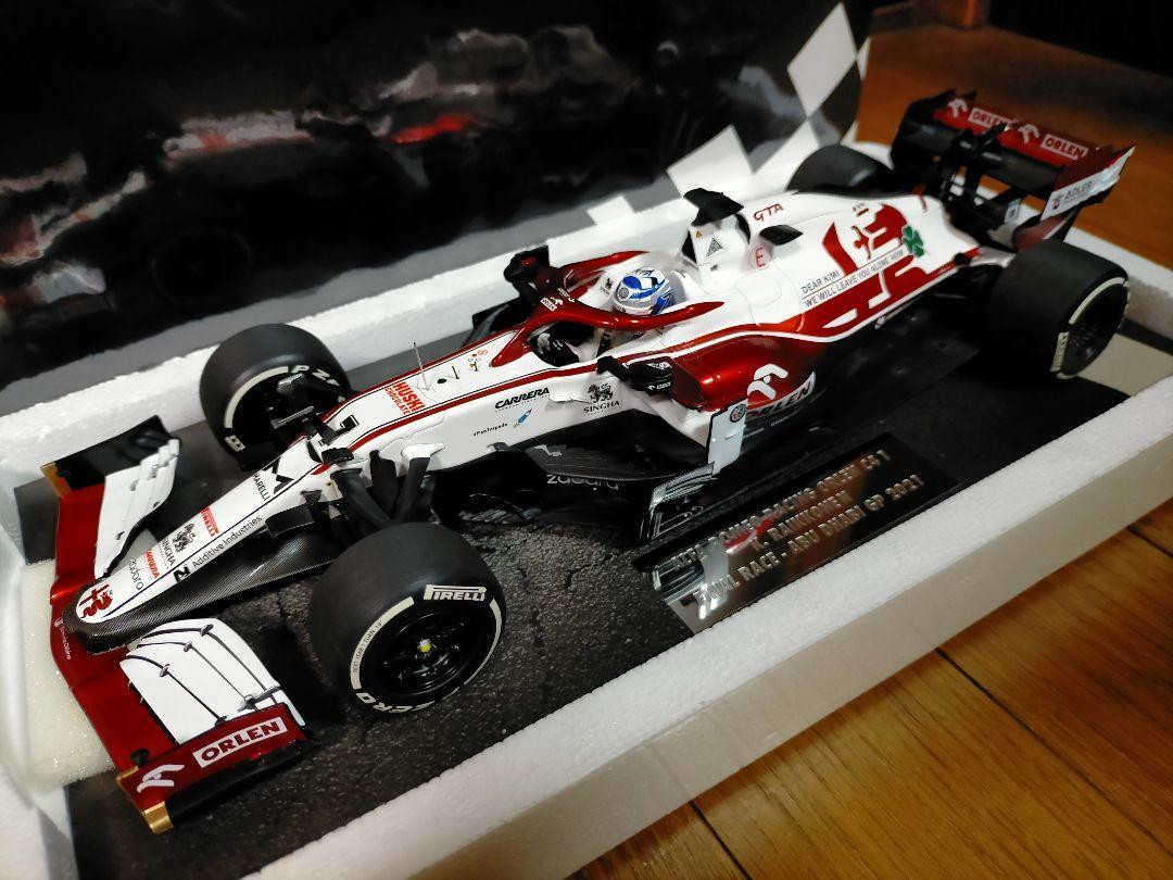 PMA 1/18 Alfa Romeo F1 C41 Raikkonen No.7 2021 Abu Dhabi GP PMA 1/18 Alfa Romeo F1 C41 Raikkonen No.7 2021 Abu Dhabi GP