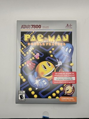  Pac Man Double Feature Atari 7800 / 2600+ Brand New Sealed Video Game Cartridge