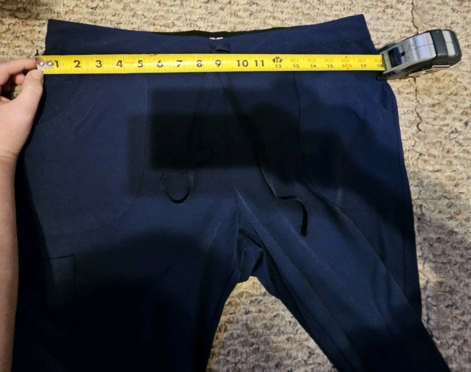 Skechers by Barco Reliance Scrub Pants Women’s Large Navy – Mid Rise Fit & Flare - Image 4 of 4