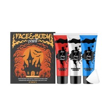 3Pcs/1Set Halloween Theater Facial Paint Face And Body Paint Makeup Accessory