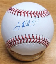 Autographed SAM HILLIARD Rawlings Official Major League Baseball w/COA