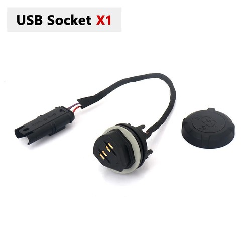 Cubierta de escotilla de toma de corriente USB doble para BMW R1300GS 2023-2025 - Imagen 15 de 16