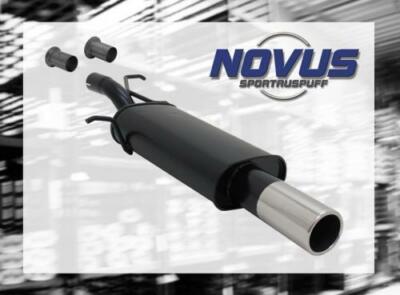 Novus Sportauspuff Für BMW E36 Compact 316i 2x76mm MS-Design