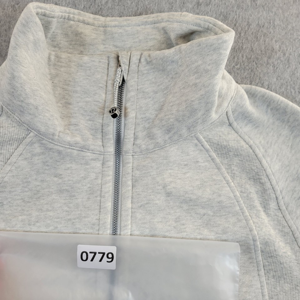 Lululemon Scuba Oversized Funnel Neck Sweatshirt Women's Size M/L Beige