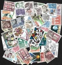 Spain Commemoratives 50 Different Stamps Used