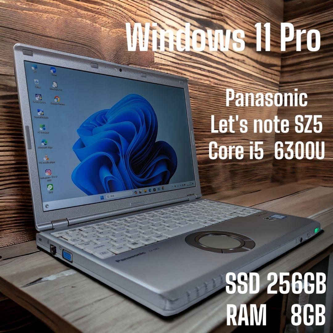 Panasonic CF-SZ5 i5 6300U 8GB 新品SSD256GB Panasonic Let's Note CF-SZ5 Core i5-6300U MEM8GB/SSD256GB