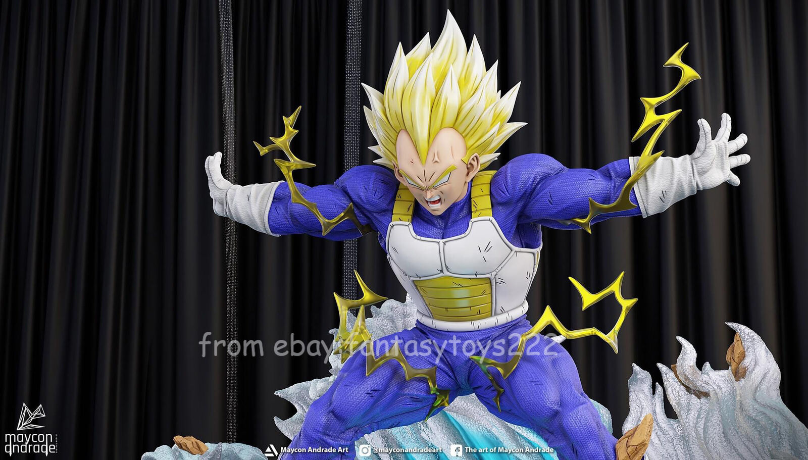 DBZ Vegeta Final Flash Limited Edition Statue by Ryu Studio - DBZ