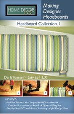 DIY Making Designer Headboards - Collection 1 - Pattern and Instructions w/ DVD