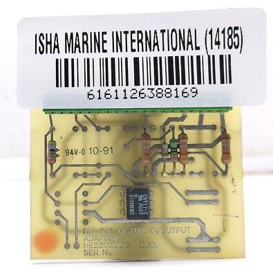 Norcontrol Automation NN-801 Digital Ein-/Ausgabe Adapterkarte HE220206C