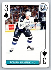 Roman Hamrlik 1996-97 NHL Aces Playing Cards Tampa Bay Lightning