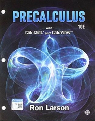 Precalculus, Loose-leaf Version - Loose Leaf By Ron Larson - VERY GOOD