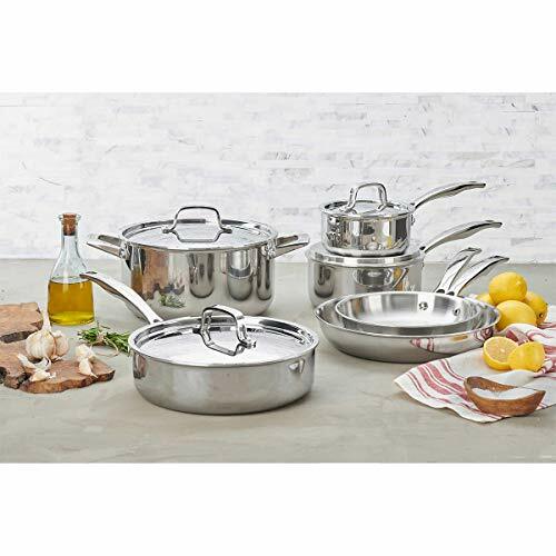 JA Henckels International 10-piece 3-ply Stainless Steel Cookware