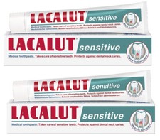 2 LACALUT SENSITIVE Daily Toothpaste Made in Germany 75ml