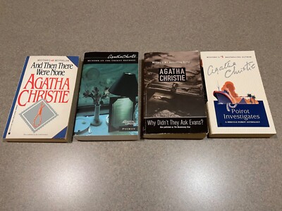 Agatha Christie 4 Book Lot Murder on the Orient Express And Then There Were None