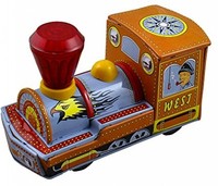 Royaltyroute Vintage Metal Sparkle Train Engine Tin Toys Collectibles Royaltyroute Vintage Metal Sparkle Train Engine Tin Toys Collectibles