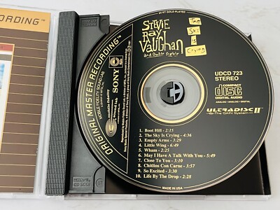 Stevie Ray Vaughan The Sky Is Crying CD MFSL ULTRADISC II 24KT