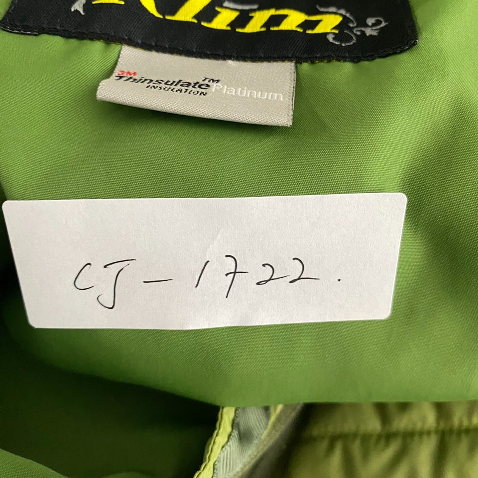 Klim Waverly Jacket Womens Medium Green Pertex Microlight Puffer Zip CJ