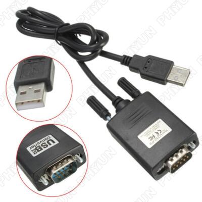 1 x USB 2.0 to RS232 DB 9Pin Adapter Cable For Windows 98/Me/2000/XP MacOS 8.6