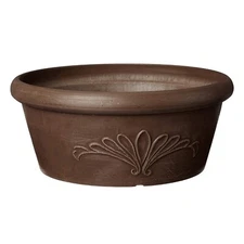 Arcadia Garden Products PSW TA20C Bulb Pan, 8 by 3-Inch, Chocolate, 8"x3" 8"x3"