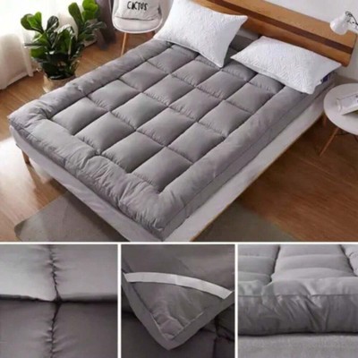 JOLLYVOGUE Thick Mattress Topper Cover Quilted Cooling Mattress Pad Fitted Cover