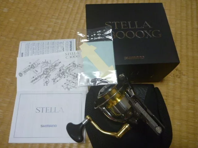 SHIMANO 14 Stella C3000XG Spinning Reel Used with Box F/S