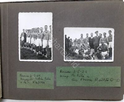 Football Photo Album Aeronautics Team Airport Christmas Palli (Parma) 1931