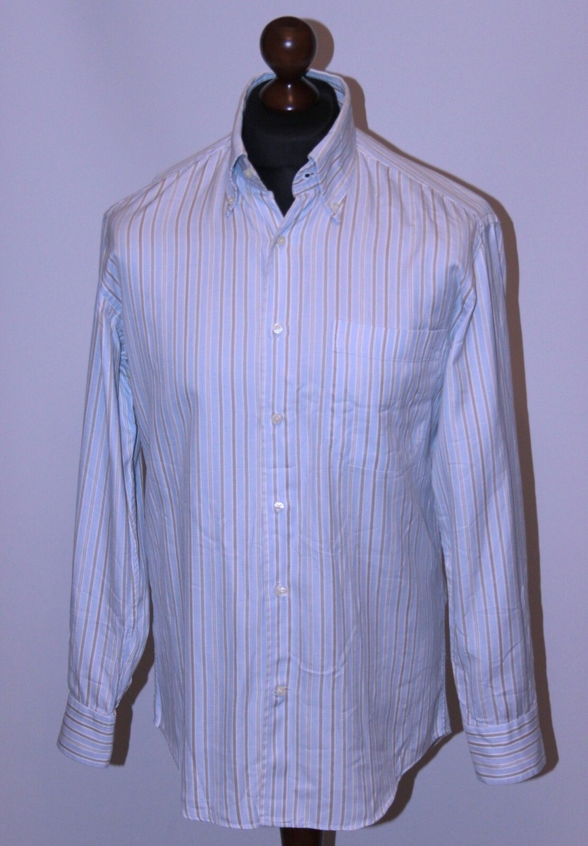 Corneliani mens formal shirt Size 39 15 1/2 L
