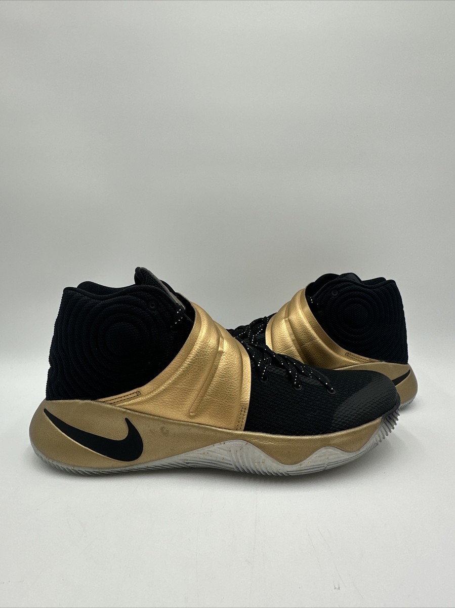 Nike ID Kyrie 2 Finals Black Gold 2016 Size 12 Brand New Nike ID Kyrie 2 Finals Black Gold 2016 Size 12 Brand New