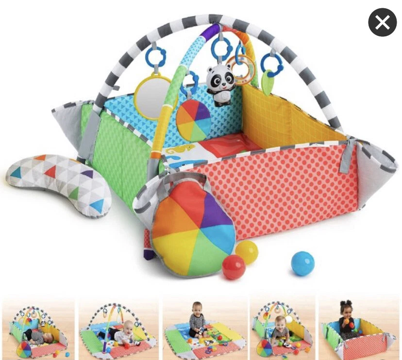 tapete de brincar baby einstein 5 em 1 desenvolvimento precoce - Imagem 3 de 4