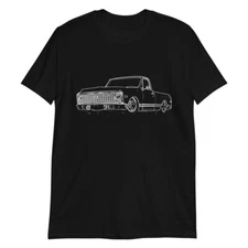 72 Chevy C10 Pickup Truck Lines Short-Sleeve Unisex T-Shirt