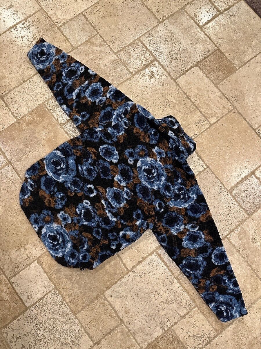 Martine Rose x Napapijri AW18 Blue Jacquard Floral Fleece | eBay Martine Rose x Napapijri AW18 Blue Jacquard Floral Fleece | eBay