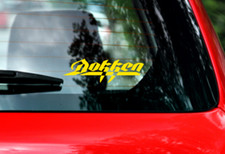 Dokken Logo Vinyl Sticker Decal Heavy Metal Band Car Bumper Cinderella Ratt Hair