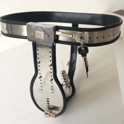 Herren Keuschheitsgürtel Abschließbar Höschen Unterwäsche Lock Chastity Belt 