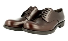 PRADA Leather Shoes - 2EE212 - Brown - US 10.5/PRADA 9.5