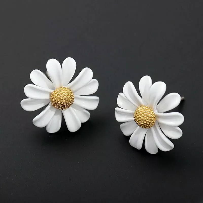 Multicolor Cool Summer Charm Necklaces Daisy Floral Flower Jewelry Kpo