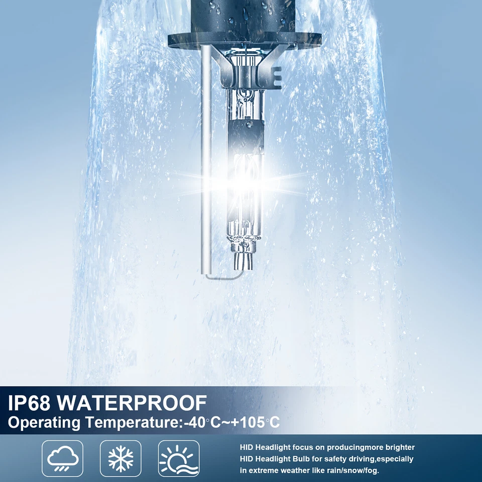 For Acura TL 1999-2003 Low Beam HID Xenon Headlight Bulb super bright white - Image 2 of 4