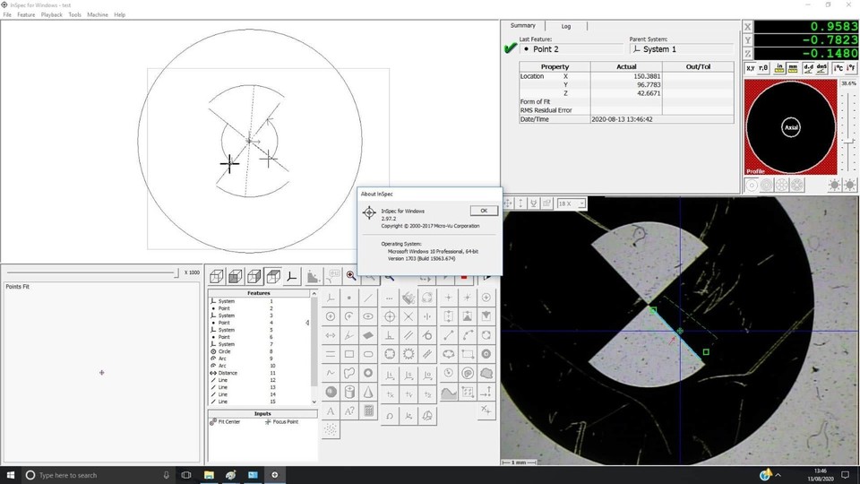MicroVu Vertex 220 Optical CMM (Coordinate Measuring Machine) eBay