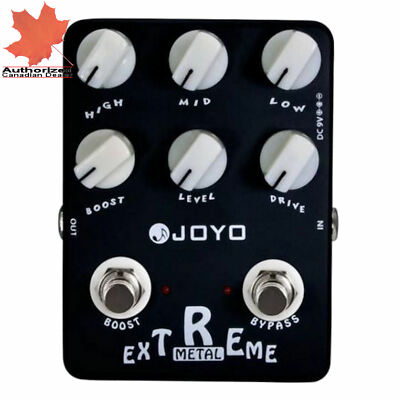 JOYO JF-17 Extreme Metal High Gain Distortion EQ Effects Pedal Stompbox New
