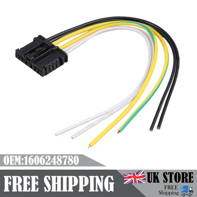 Rear Tail Light Loom Wiring Connector 1606248780 for Peugeot 206 207