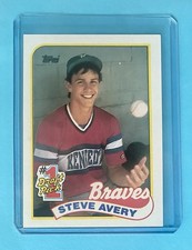 1989 Topps #784 Steve Avery #1 Draft Pick (RC) Atlanta Braves NM/MT+  *Pc&a*