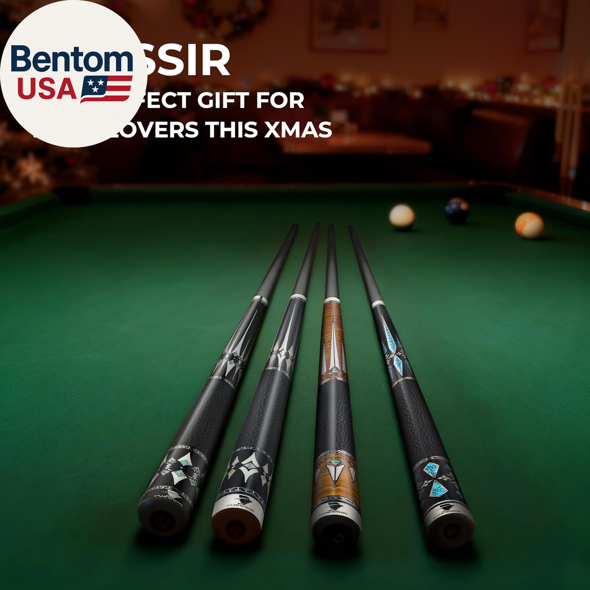 YEUEK Little Monster BD Carbon Fiber Pool Cue Stick,12.5mm Low Deflection Shaft - View #2