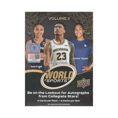 2025 Upper Deck World of Sports Vol 2 Blaster Box | Sealed