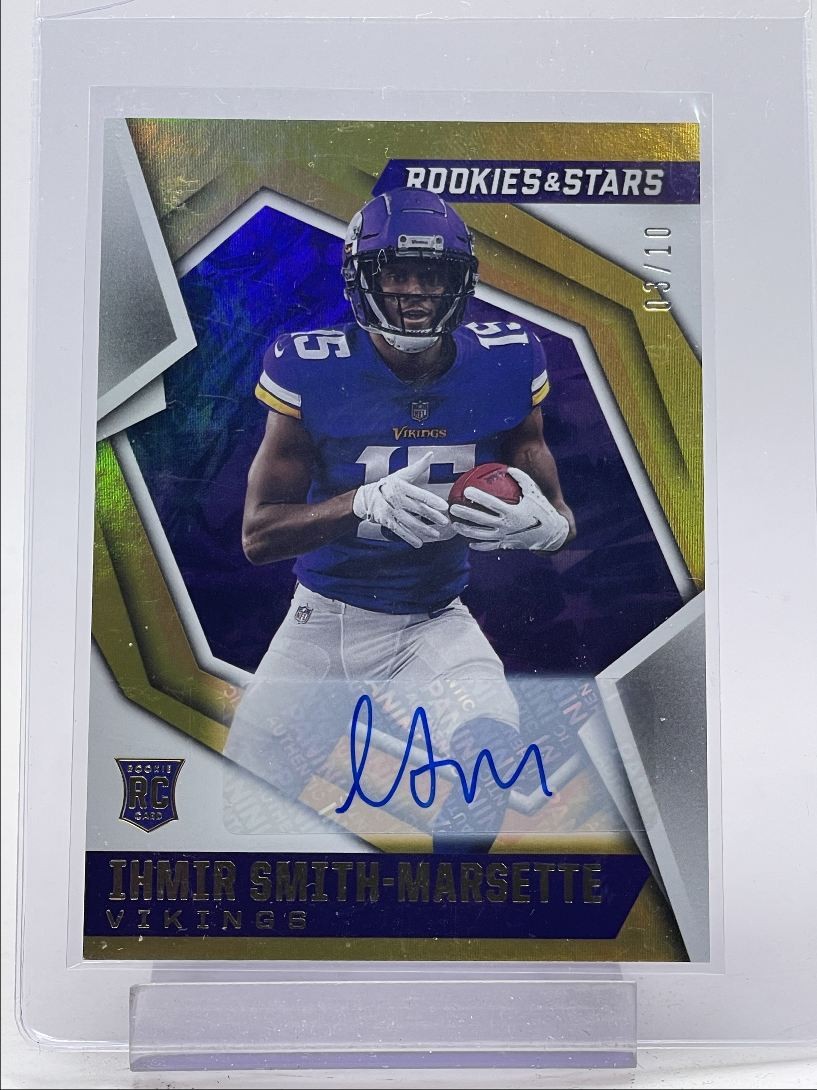 Ihmir Smith-Marsette Panini Rookies & Stars #142 Signature-Gold