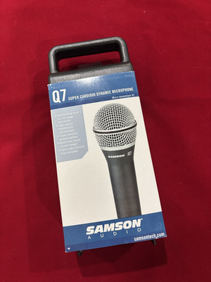 Samson Q7 Neodymium Super Cardioid Dynamic Vocal Microphone w/ Hard Case
