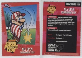 1992-95 Nintendo Super Power Club NES Open Tournament Golf #86 05v0