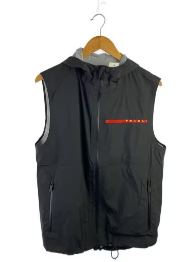 PRADA SPORT/LINEA ROSSA/Nylon Vest/Size 46/Nylon/Black/SGN995 | eBay